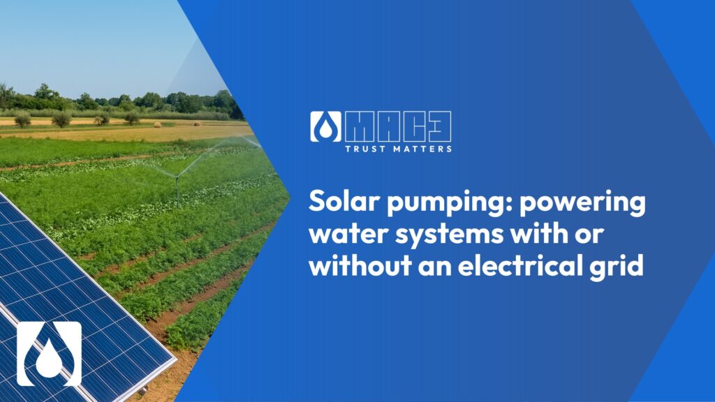 Solar water pumping: Mac3's Hydrosolar